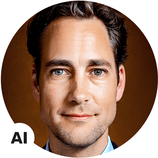 Jos Jonkeren profile picture; AI enhanced