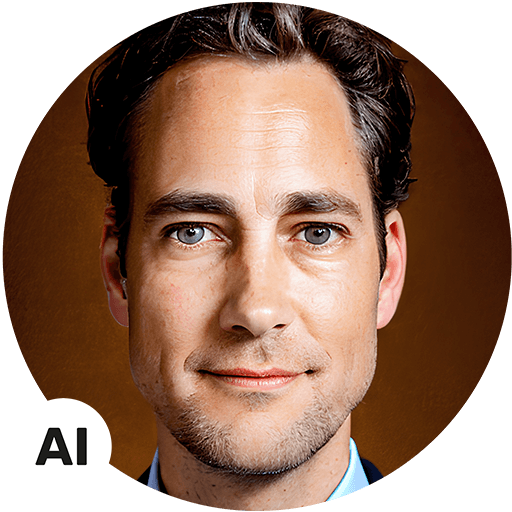 Jos Jonkeren profile picture; AI enhanced